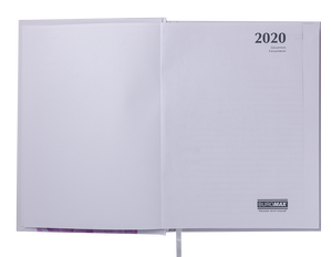 Щоденник датований 2020 UKRAINE, A5, BUROMAX BM.2128 - матеріал обкладинки: штучна шкіра