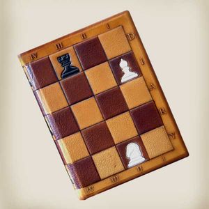 Ежедневник формат А5 натуральная кожа Шахматы Foliant EG043 - Фото 1