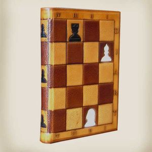 Ежедневник формат А5 натуральная кожа Шахматы Foliant EG043 - Фото 2