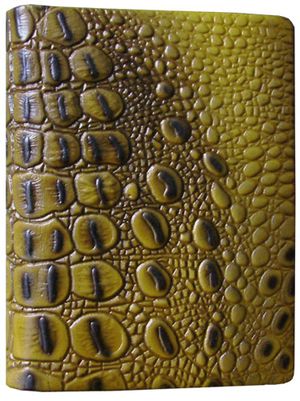 Щоденник формат А6 натуральна шкіра Динозавра Foliant EG109