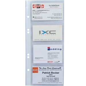Файл для 8 визиток Axent 2526-А (цена за упаковку 10 шт.)