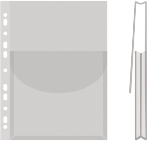 Файл для документов А4 глянцевый с клапаном, 170мкм 1775001PL-00 Donau - Фото 2