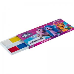 Краски акварельные полусухие Kite My Little Pony LP23-041 б/к 12 цветов - Фото 2
