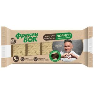 Губки кухонные Фрекен Бок 15501553 пористые с рециклинговой фиброй 5шт