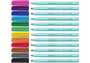 Фломастери SCHNEIDER COLORINA B (лінія 2,2 мм), 12 кольорів S193092