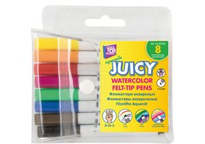 Фломастеры акварельные Juicy 8 цветов Cool For School CF01134