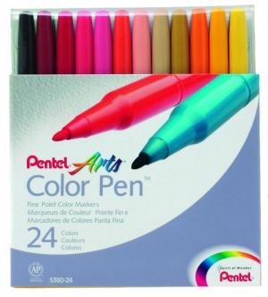 Фломастери (набір) Color Pen Pentel S360 - Фото 1