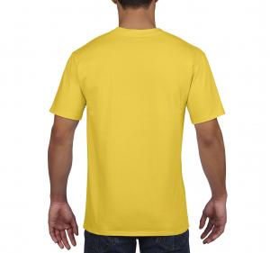 Футболка унісекс Premium Cotton 185 Gildan жовта 4100-122C - Фото 1