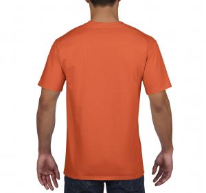 Футболка унисекс Premium Cotton 185 Gildan оранжевая 4100-2026C - Фото 1