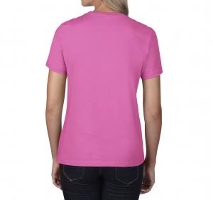 Футболка жіноча Premium Cotton 185 Gildan рожева 4100L-2045C - Фото 1