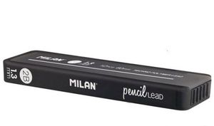 Грифели для механических карандашей Milan 2B, 1.3 мм, 12 шт., ml.1851071312