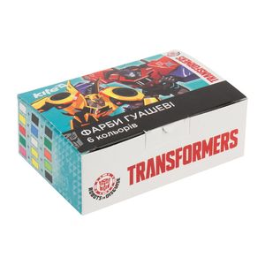 Гуаш 6 кольорів Transformers Kite TF17-062