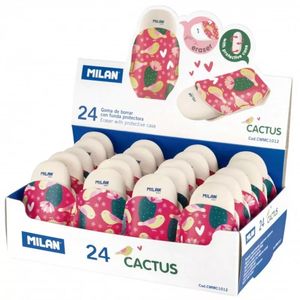 Ластик Cactus, овальна в тканині, 6х3.5 см, MILAN cmmc1012