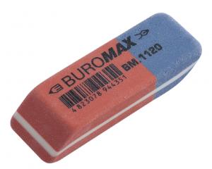 Ластик с абразивной частью красный 42*14*8mm Buromax BM.1120