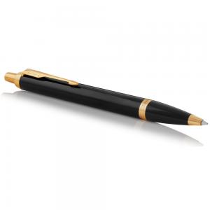 Шариковая ручка Parker IM 17 с гравировкой Black GT BP 22 032 - Фото 1