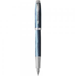 Ручка перова Parker IM 17 Premium Blue Grey CT FP F 24 911
