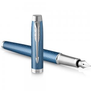 Ручка перова Parker IM 17 Premium Blue Grey CT FP F 24 911 - Фото 3