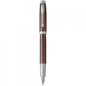 Ручка перова Parker IM 17 Premium Brown CT FP F 24 511