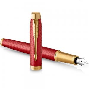 Ручка перьевая Parker IM 17 Premium Red GT FP F 24 811 - Фото 2
