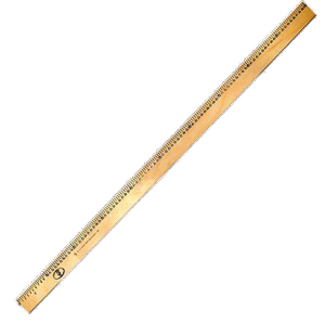 Лінійка Мицар дерев`яна 100 см шовкографія 103006
