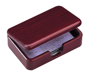 Деревянный контейнер для визиток красное дерево Bestar 1315WDM