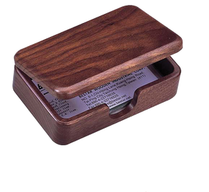 Деревянный контейнер для визиток орех Bestar 1315WDM