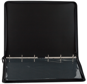 Папка-портфель пластиковая Buromax PROFESSIONAL A2 6 колец черная BM.3190-01