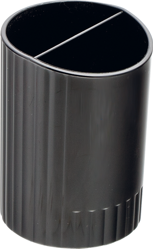 Подставка для ручек круглая на два отделения Buromax BM.6350-01 черная
