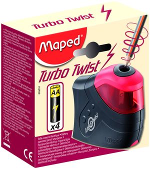 Точилка електрична TURBO TWIST 1 отвір Maped MP.026031 - Фото 1