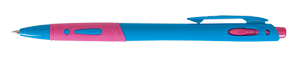 Ручка шариковая автоматическая 0.7 мм синяя Zibi ZB.2101-01 - Фото 1