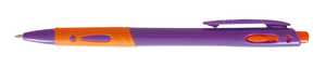 Ручка шариковая автоматическая 0.7 мм синяя Zibi ZB.2101-01 - Фото 4