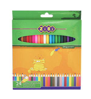 Олівці кольорові 24 кольору ZiBi ZB.2403