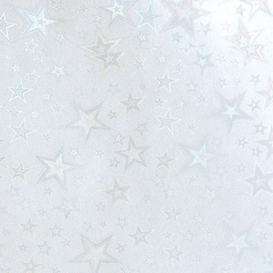 Плівка клейка Zibi для книг Stars гологра мма срібло 33см-1.2 м рулон ZB.4788-24 - Фото 1