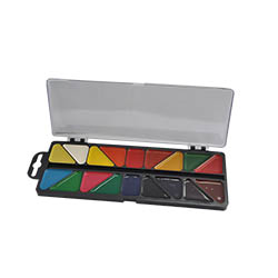 Фарби акварельні 16 кольорів пластикова коробка Zibi ZB.6523