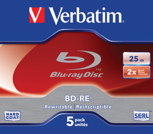 Диск Verbatim Blu-Ray 25Gb 2 Case 5 d.43615 - Фото 1