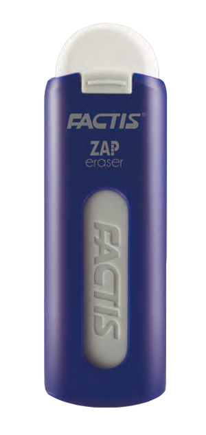 Ластик ZAP в пластиковом чехле ассорти Factis fc.PTF1130