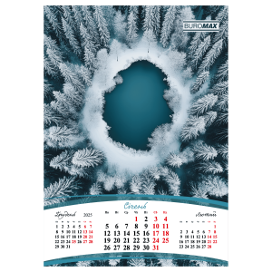 Календарь настенный 2026 год А2 1 пружина Buromax Seasons of the year BM.210652