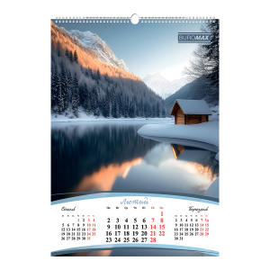 Календарь настенный 2026 год А2 1 пружина Buromax Seasons of the year BM.210652