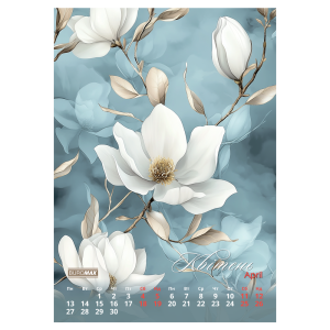 Календарь настенный 2026 год А3 1 пружина Buromax Flowers BM.210604