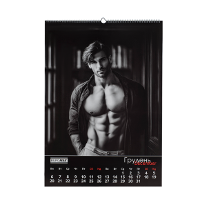 Настенный календарь Buromax 2027 г А2 1 пружина Men BM.210654