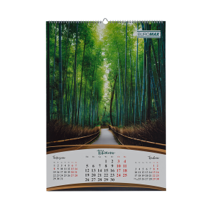 Календар настінний Buromax 2027 р А2 1 пружина Seasons of the year BM.210652
