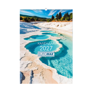 Календарь настенный Buromax 2027 г А2 1 пружина Seasons of the year BM.210652