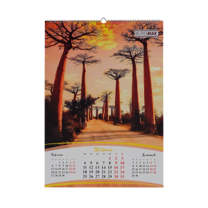 Календар настінний Buromax 2027 р А2 1 пружина Seasons of the year BM.210652