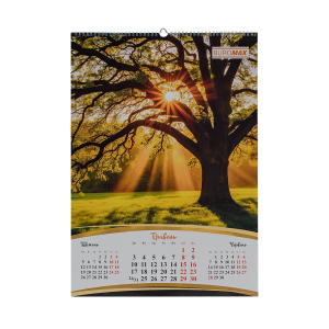 Календар настінний Buromax 2027 р А2 1 пружина Seasons of the year BM.210652