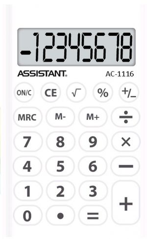 Калькулятор Assistant AC-1116 - Фото 1