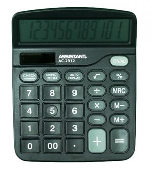 Калькулятор ASSISTANT AC-2312 - Фото 1