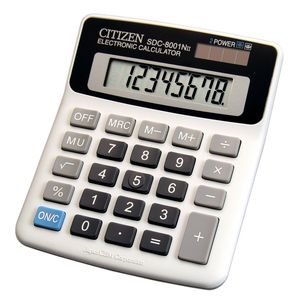 Калькулятор Citizen SDC-8001NII