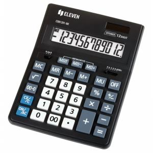 Калькулятор бухгалтерський настільний 12-розрядний Eleven CDB-1201 BK