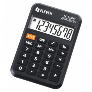Калькулятор кишеньковий 8-розрядний чорний Eleven LC-110 NR
