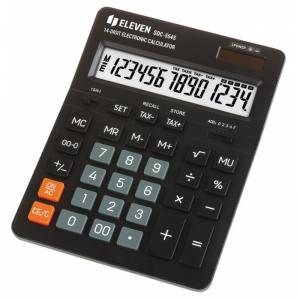 Калькулятор бухгалтерський настільний 14-розрядний чорний Eleven SDC-554S